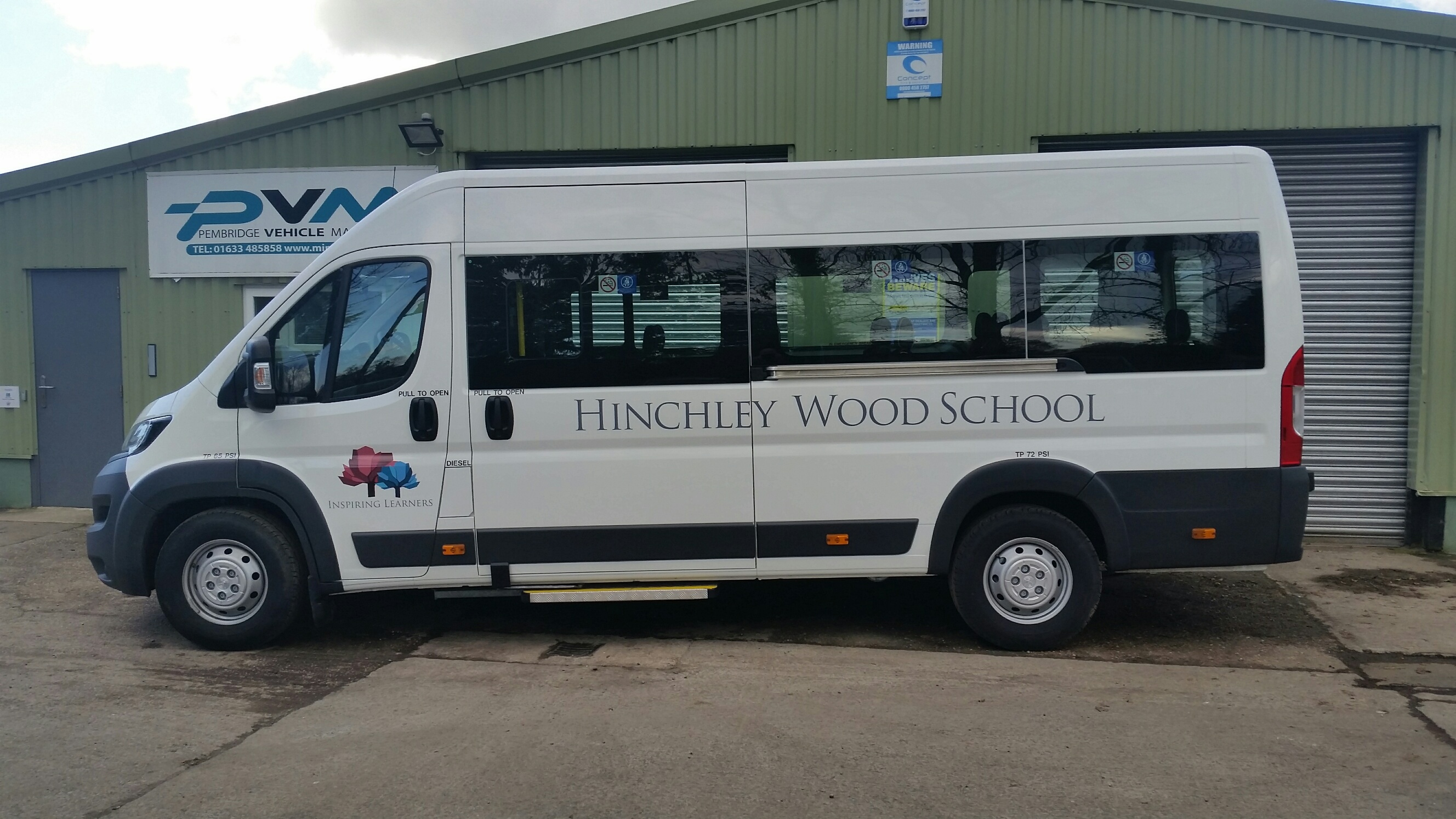 Minibus Vehicle Graphics - Pembridge Vehicle Management